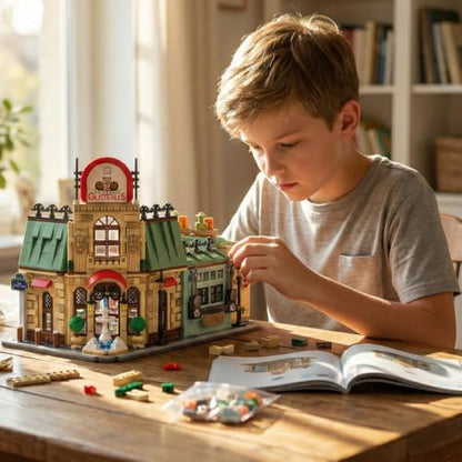 Parisian Garden Hotel & City Kitchen Building Set