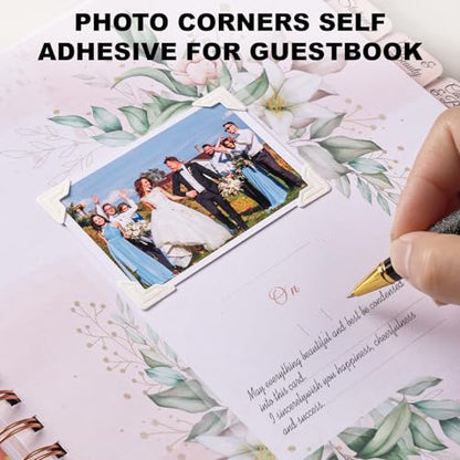 White Photo Corners Self