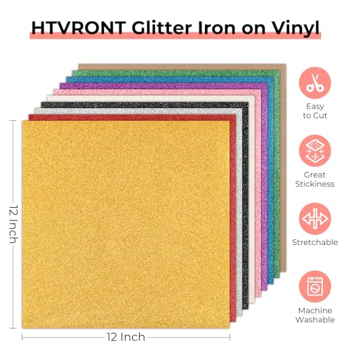Glitter HTV Heat Transfer Vinyl
