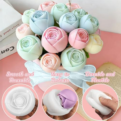 Rose Candle Mold (2 Count)