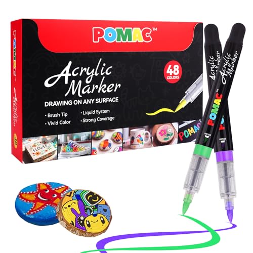 48 Colors Acrylic Paint Markers