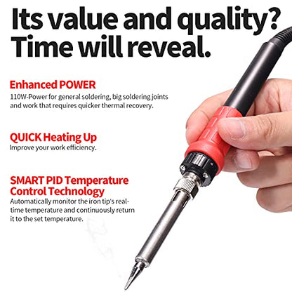 926 III 110W Soldering Iron Station Kit with LED Display