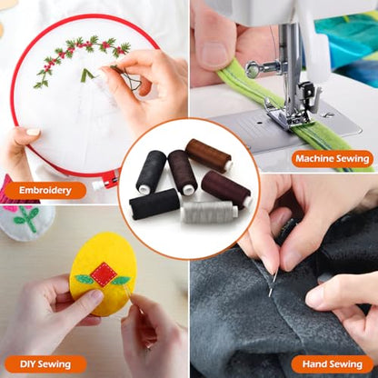 6 Pcs Polyester Thread Kit (6 Count)