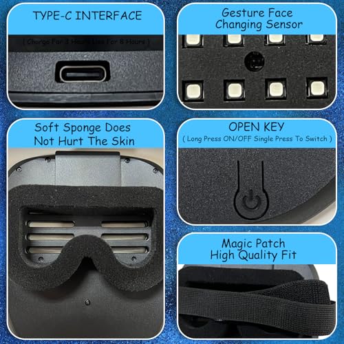 Led Mask with Gesture Sensing