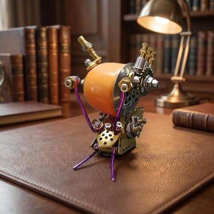 Steampunk Snail 3D Metal Puzzle Mechanical Kits 140+ Pcs DIY Assembly Model 3 (140 Count)