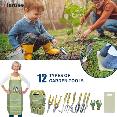 Green Garden Tools Set 12 (12 Count)