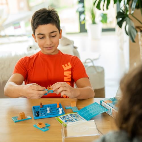 Cats & Boxes Logic Puzzle Game with 60 Challenges for Ages 7+