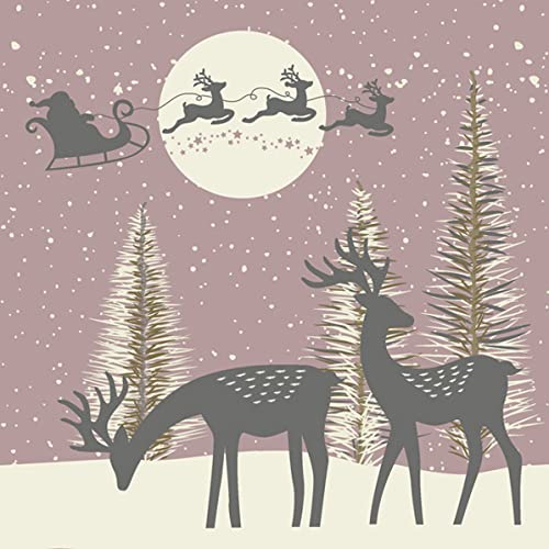 20 ct 13x13 Christmas Paper Decoupage Napkins (20 Count)