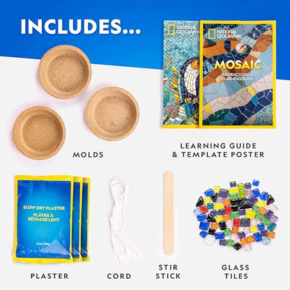 National Geographic Mosaic Arts and Crafts Kit for Kids