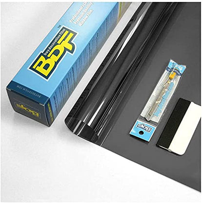 BDF EXNA20 Exterior Window Film Daytime Privacy and Heat Control Natural Black 20 (72 Sq Ft)