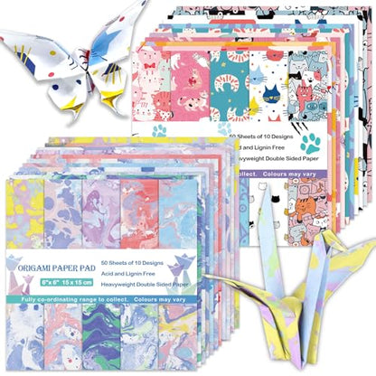Origami Paper Kit 100 Sheets
