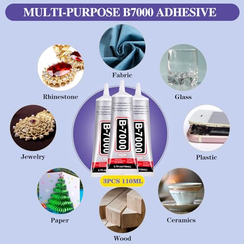 3.7oz B7000 Rhinestone Clear Glue for Jewelry Making