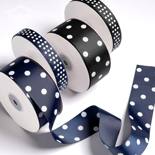 Polka Dot Grosgrain Ribbon 1.5 Inch