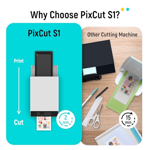 PixCut S1 Color Sticker Printer & Cutting Machine