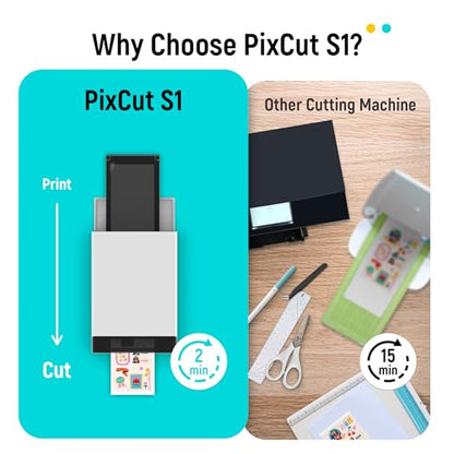 PixCut S1 Color Sticker Printer & Cutting Machine