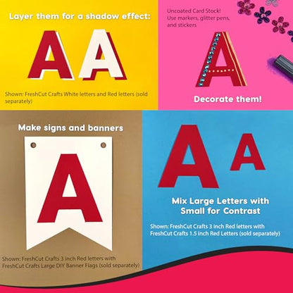 3 Inch Bulletin Board Letters & Numbers (209 Count)