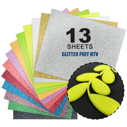 Glitter Puff Heat Transfer Vinyl