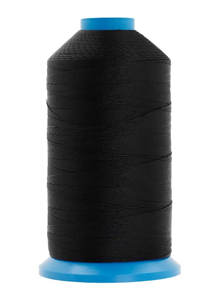 Size 138 420D T135 Black Khaki Bonded Nylon Thread (15000 Foot)