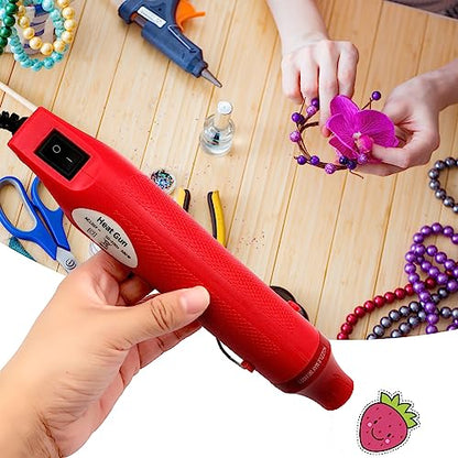 Heat Gun Mini Hot Air Gun for DIY Crafts Portable Heat Air Gun Tool for Embossing Shrink Wrapping Drying Paint