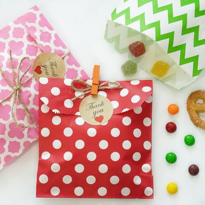100 Pcs Grey Candy Buffet Bags