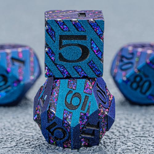 Inlay Metal DND Dice Set (7 Count)