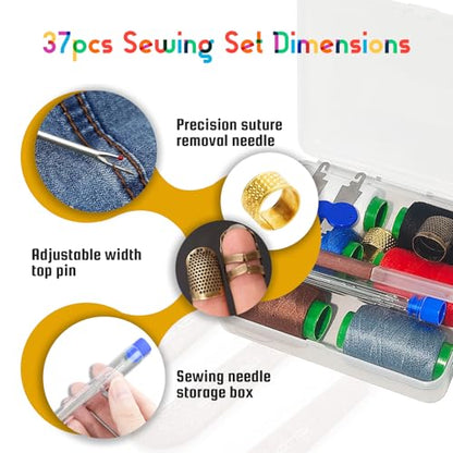 Steel Needles for Hand Sewing (37 Count)