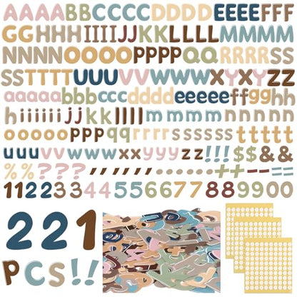 221 Pcs Boho Bulletin Board Letters for Classroom Wall (221 Count)