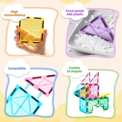 20 PCS Magnetic Right Triangles Expansion Pack