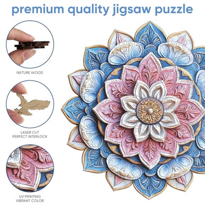 Wooden Puzzle for Adults (200 Count)
