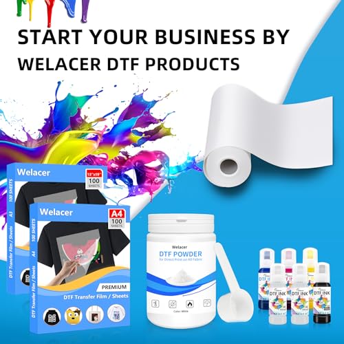 DTF Ink 5Color Kit 600ml Heat Transfer Ink Refill ET