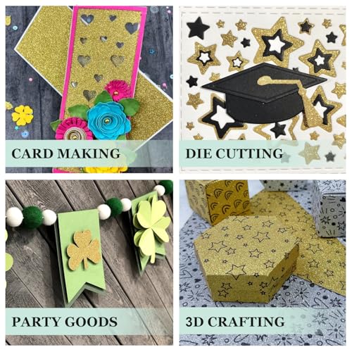 Cardstock Warehouse Diamond Print Inkjet Glitter (15 Count)