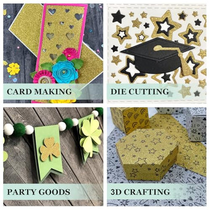 Cardstock Warehouse Diamond Print Inkjet Glitter (15 Count)