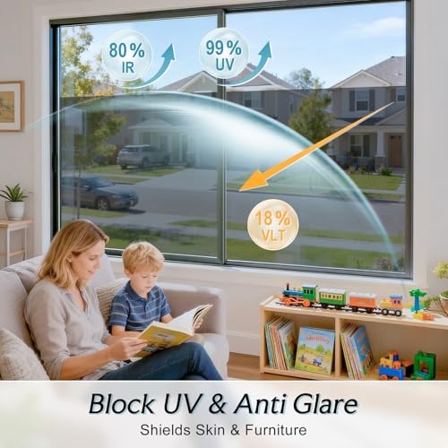 One Way Window Privacy Film (25.83 Sq Ft)