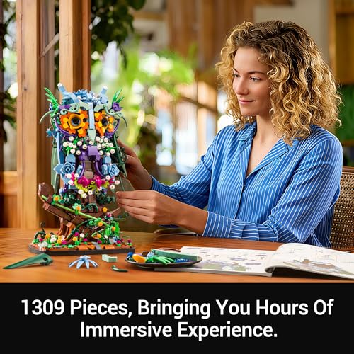 Flower Owl Building Sets for Adults Women