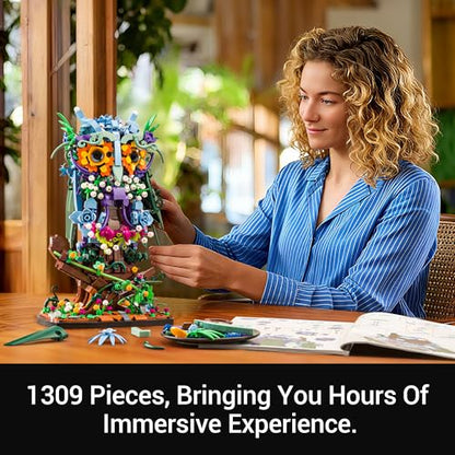 Flower Owl Building Sets for Adults Women