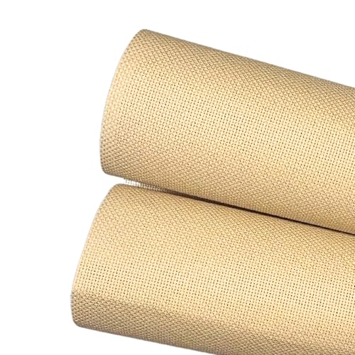 2 Sheets of Wheat 14 Count Aida Cloth