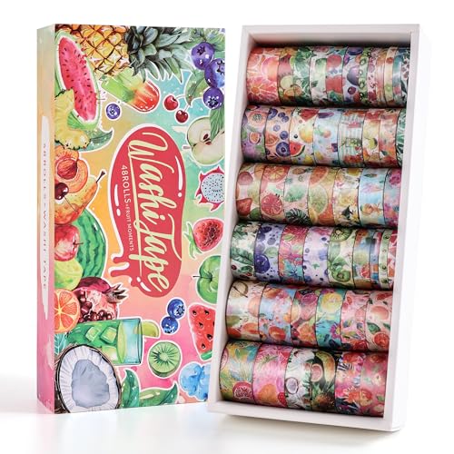 48 Rolls Washi Tape Set (48 Count)