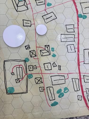 Dry Erase Reusable DND Tokens for RPG and MTG Counters (100 Count)