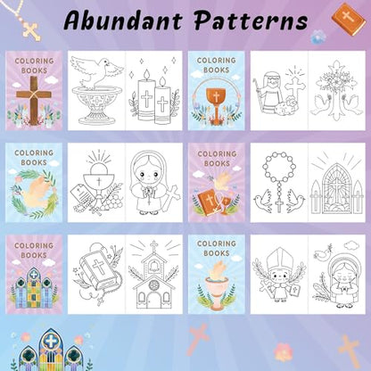 Catholic Coloring Books for Kids (24 Count)