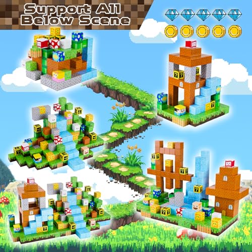 100PCS Magnetic Blocks
