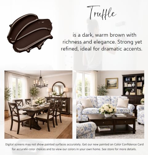 ALL-IN-ONE Paint by Heirloom Traditions, Truffle, 8oz Sample (8 Fl Oz)