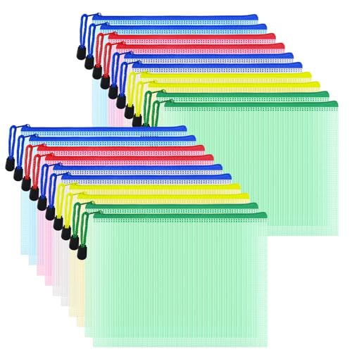 20pcs Mesh Zipper Pouch Bags (20 Count)