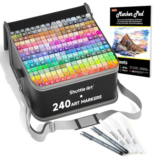 240 Colors Alcohol Markers (240 Count)