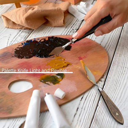 Oil Paint Brush Set (17 Count)