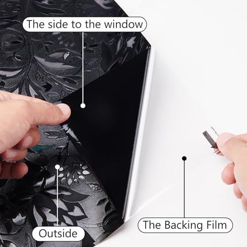 Blackout Window Film Frosted Privacy Clings