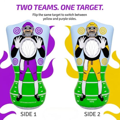 65 Inch Inflatable Football Target for Kids