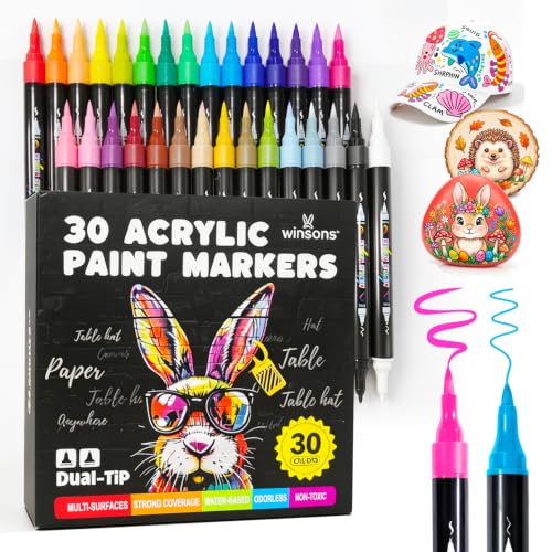 Acrylic Markers (30 Count)