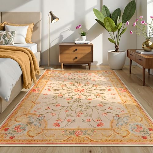 Washable Fall Living Room Area Rugs 5x7 (5040 sq in)