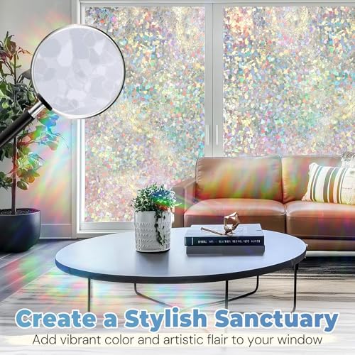 Stained Glass Window Privacy Film (25.83 Sq Ft)