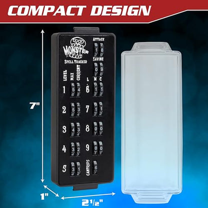 2 Pack Ultimate RPG Spell Trackers for DND with Adjustable Locking Dials (2 Count)